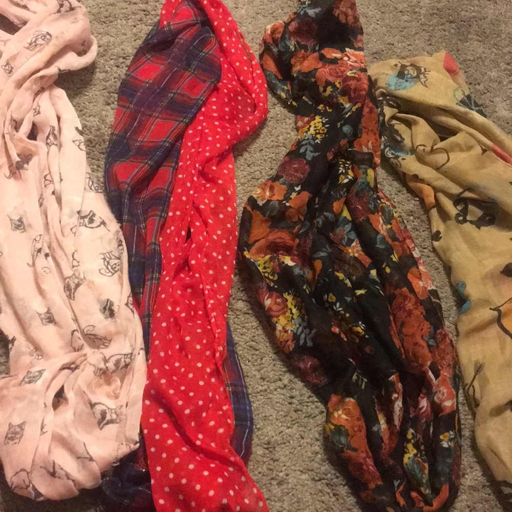 Infinity scarves! 3 for $15!!!